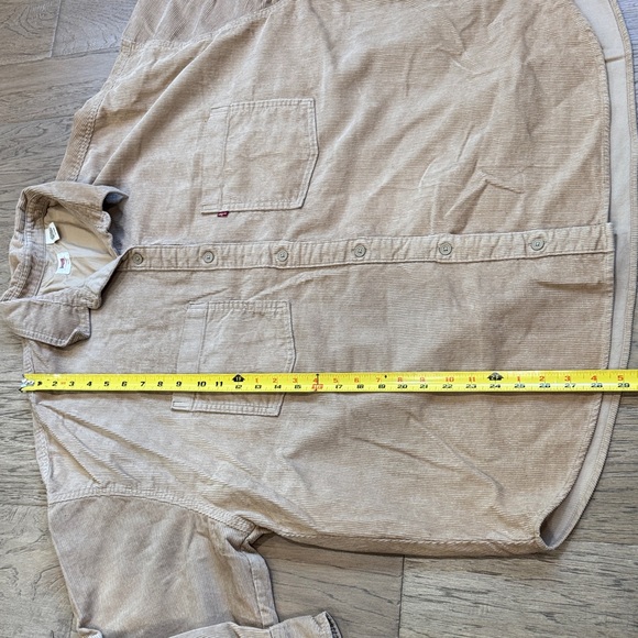 Levi's Women’s Beige Corduroy Shirt Size XL - Picture 8 of 11